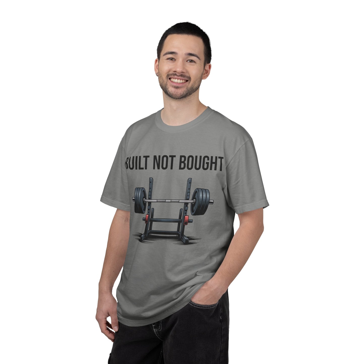 Built Not Bought T-Shirt — Weightlifting Gym Tee